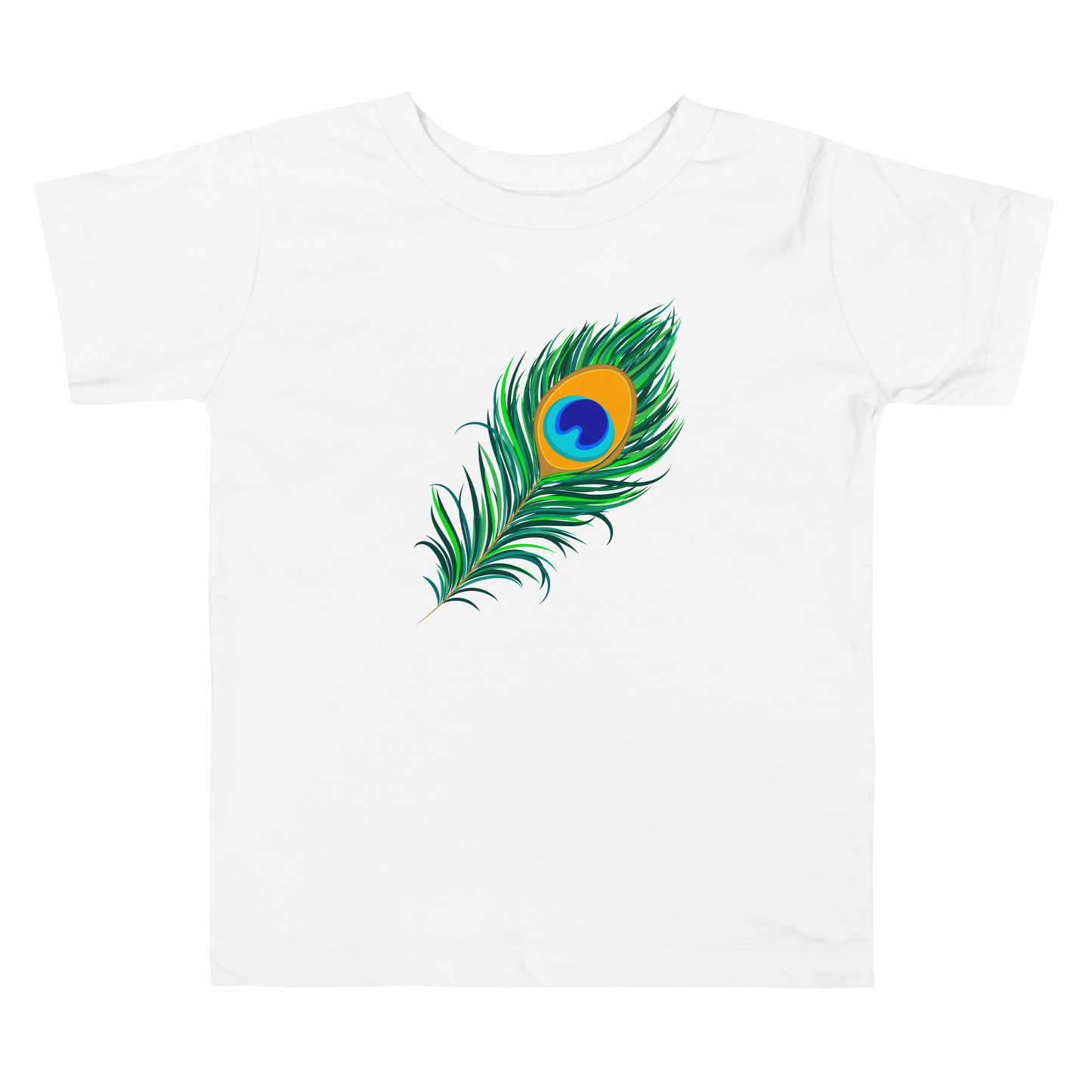 Krishna Peacock Feather T-Shirt β Cute & Festive Wear